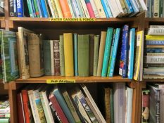 Image of bookshelf with books.