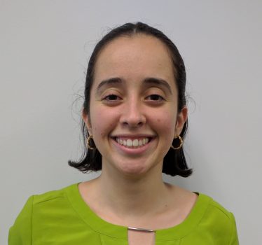 Warleny is a white female, brown eyes, short black hair, and has a lime green shirt.