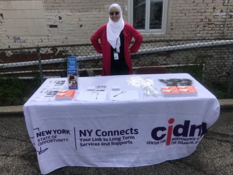 CIDNY staff outreach for NY Connects.