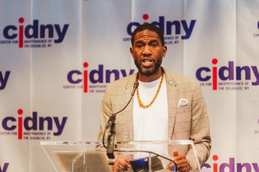 NYC Public Advocate Jumaane Williams speaking.