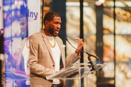 NYC Public Advocate Jumaane Williams speaking.