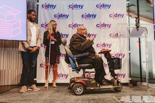 George Gresham from 1199SEIU speaking with mic.