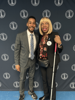 CIDNY's Dr. Sharon McLennon Wier with Brooklyn Borough President Antonio Reynoso.